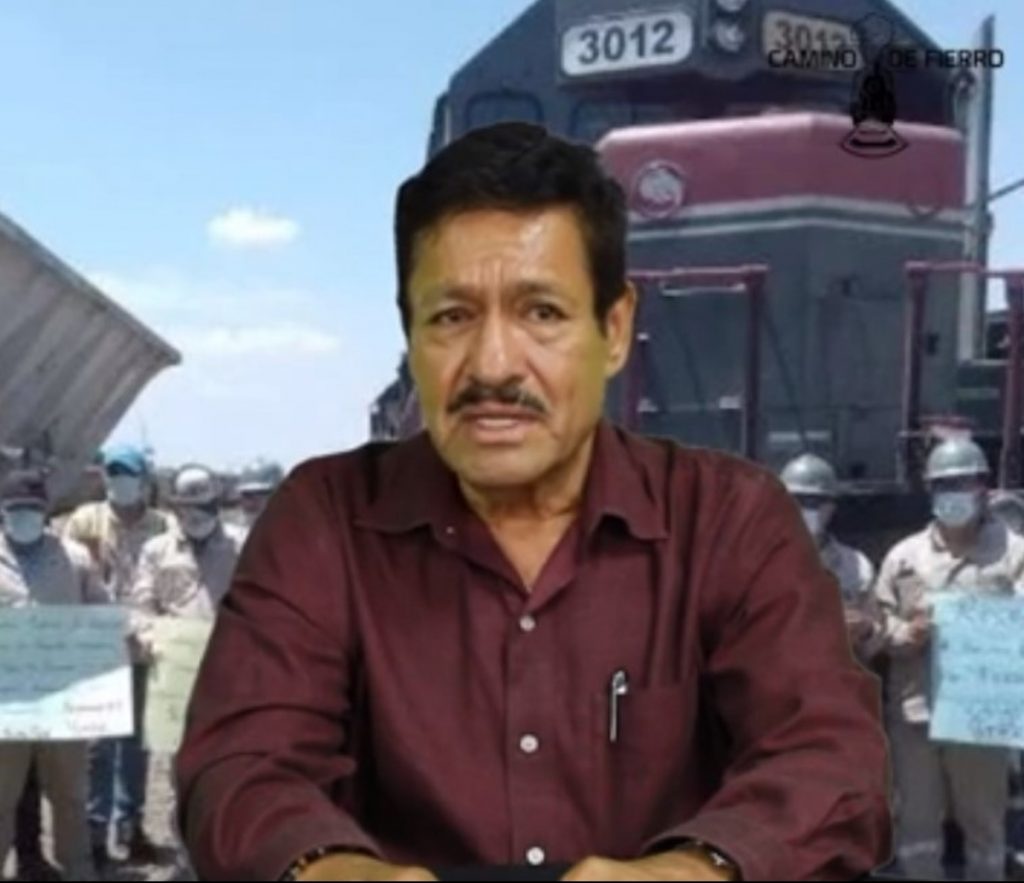 Corren ferrocarrileros democráticos el riesgo de que el gobierno de la 4T también respalde a Víctor Flores al frente del STFRM.
