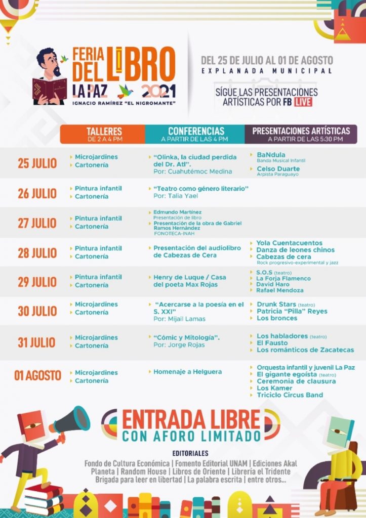 Los Reyes La Paz lanza primera edición de Feria del libro