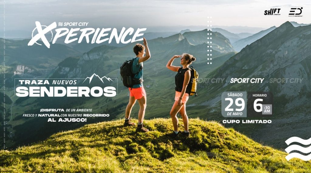 Sport City te invita a kiSenderismo Xperience de Sport City, el próximo sábado 29 de mayo