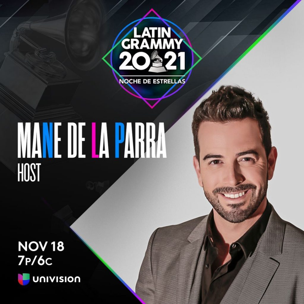 Mane de la Parra conducirá la ‘Noche de Estrellas’ de los Latin GRAMMY 2021