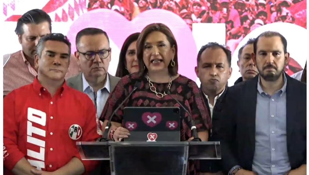 Xóchitl Gálvez reconoce derrota frente a Claudia Sheinbaum; “nos vemos en 3 años”, dice